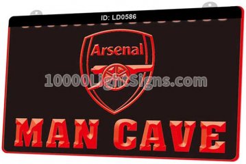 LD0586 Arsenal Fc Football Man Cave