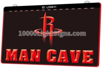 LD0611 Houston Rockets HOU NBA Sports Man Cave