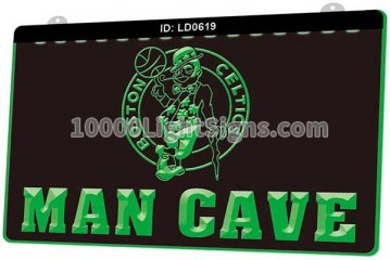 LD0619 Boston Celtics Basketball Man Cave