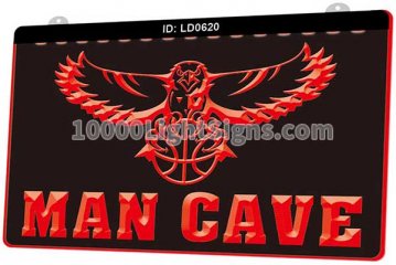 LD0620 Atlanta Hawks Sports Man Cave