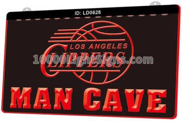 LD0628 Los Angeles Clippers Basketball Sports Man Cave