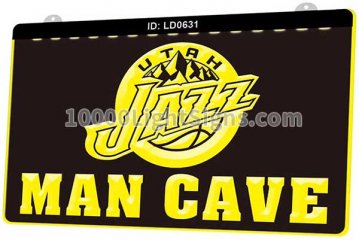 LD0631 Utah Jazz UTH NBA Sports Man Cave