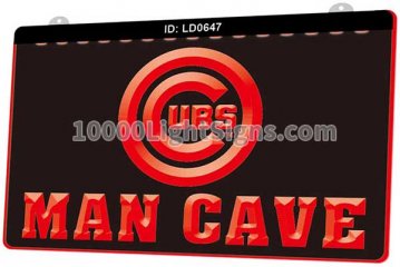 LD0647 Chicago Cubs UBS NL MLB Sports Man Cave