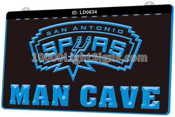 LD0634 San Antonio Spurs SAS NBA Sports Man Cave