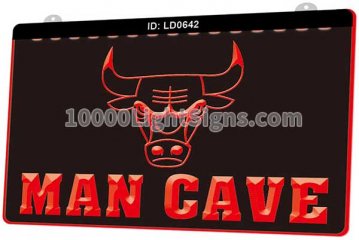 LD0642 Chicago Bulls CHI NBA Sports Man Cave