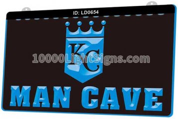 LD0654 Kansas Royals AL MLB Sports Man Cave