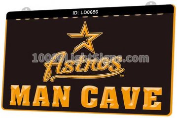 LD0656 Houston Astros NL MLB Sports Man Cave