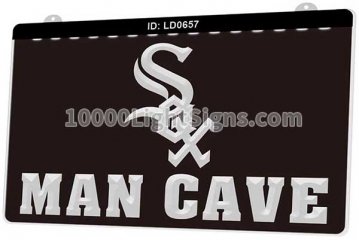 LD0657 Chicago White Sox AL MLB Sports Man Cave