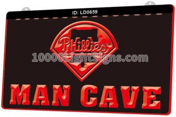 LD0659 Philadelphia Phillies NL MLB Sports Man Cave