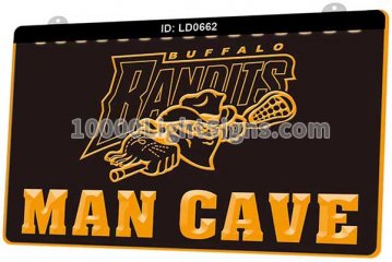 LD0662 Buffalo Bandits Nll Lacrosse Sports Man Cave