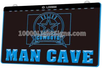 LD0664 Dalas Cowboys Man Cave