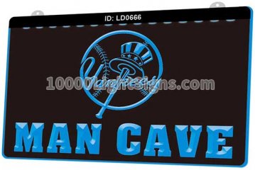 LD0666 New York Yankees AL MLB Sports Man Cave