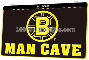 LD0685 Boston Bruins BOS NHL Sports Man Cave