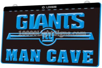 LD0688 Ny New York Giants Man Cave
