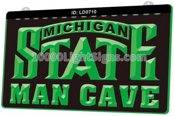 LD0710 Michigan State Spartan Football Man Cave