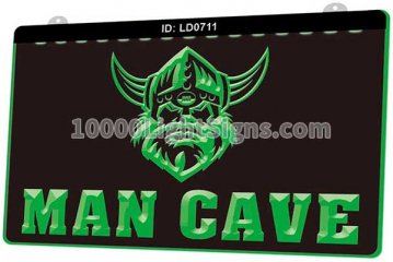 LD0711 Canberra Raiders Football Sports Man Cave