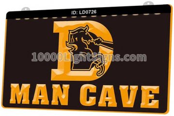 LD0726 Denver Broncos AFC NFL Sports Man Cave