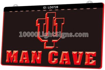 LD0728 Indiana Hoosiers Sports Man Cave