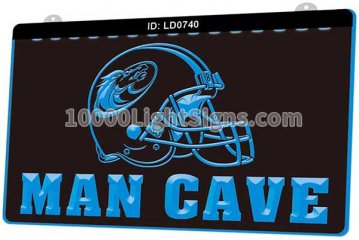 LD0740 Austin Wranglers Football Helmet Man Cave