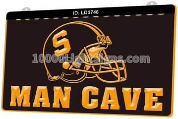 LD0746 S Syracuse Orange football Man Cave