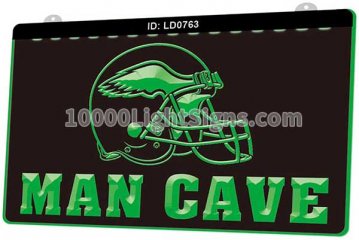 LD0763 Philadelphia Eagles Helmet Man Cave