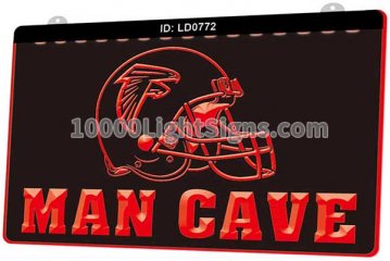 LD0772 Atlanta Falcons NFC NFL Helmet Sports Man Cave