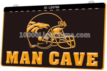 LD0780 Denver Broncos AFC NFL Helmet Sports Man Cave