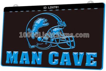 LD0781 Detroit Lions NFC NFL Helmet Sports Man Cave