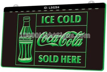 LS0284 Sold Here Ice Cold Drink