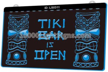 LS0311 Tiki Bar Is Open Mask