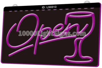 LS0313 Open Overnight Shop Bar Pub Club