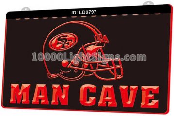 LD0797 San Francisco 49ers NFC NFL Helmet Sports Man Cave