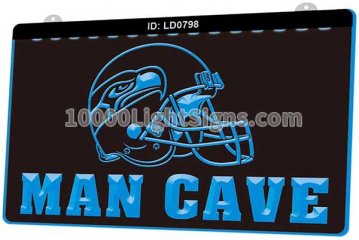 LD0798 Seattle Seahawks NFC NFL Helmet Sports Man Cave