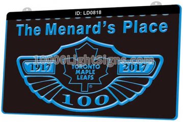LD0818 Toronto Maple Leafs TOR NHL Sports 1917 2017 100 The Menards Place