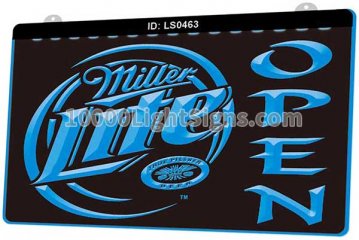 LS0463 Miller Lite beer Open Bar