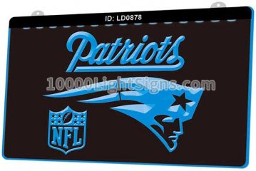 LD0878 New England Patriots Helmet AFC NFL Sports