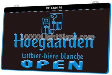 LS0476 Hoegaarden Draught Beer Witbier Biere Blanche Open Bar