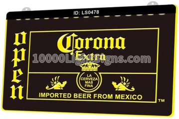 LS0478 Corona Extra Beer Bar Open