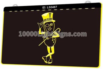 LS0487 Mr Peanut Mascot