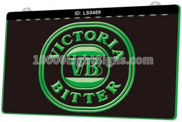 LS0489 Victoria Bitter Vb Beer Bar Pub