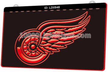 LD0948 Detriot Red Wings DET NHL Sports