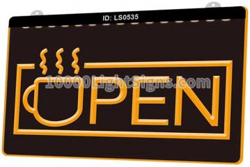 LS0535 Caffee Bar Pub Open