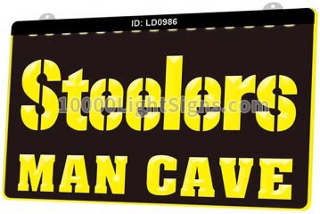 LD0986 Pittsburgh Steelers AFC NFL Sports Man Cave