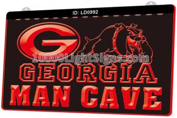 LD0992 University Of Georgia Bulldogs Man Cave