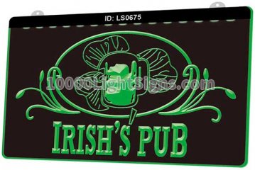 LS0675 Irish S Pub Bar Club