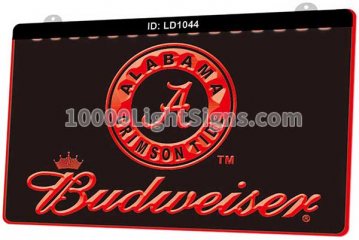 LD1044 Alabama Crimson Tide football Budweiser