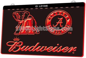 LD1046 Alabama Crimson Tide football Budweiser