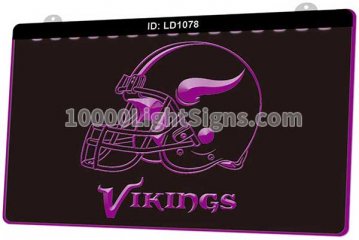 LD1078 Minnesota Vikings NFC NFL Helmet Sports