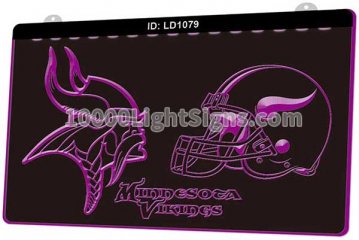 LD1079 Minnesota Vikings NFC NFL Helmet Sports
