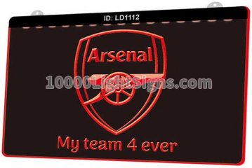 LD1112 Arsenal Football Club Sports My Team 4 Ever